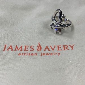 James Avery Key to my heart ring